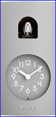 Lemnos Cuckoo Clock Hanging Book-Ash Bockoo GF17-04 GY 8.9 × 18.2 × 12.8cm