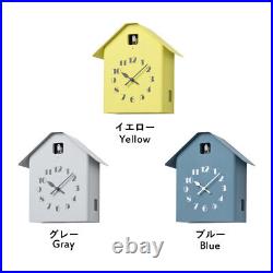 Lemnos DACHS CUCKOO CLOCK BLUE FUKUSADA STUDIO KYOTO DESIGN RF20-03