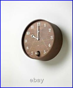 Lemnos PACE Brown LC11-09 BW LC11-09 BW Wall Clock Japan