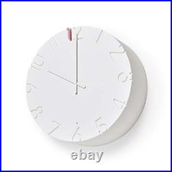 Lemnos Wall Clock Carved Cuckoo Analog White NTL18-11? 30.5cm