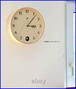 Lemnos Wall clock Pace Analog Cuckoo Wooden Frame LC17-14 NT Japan