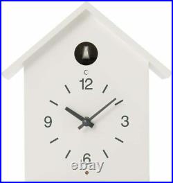 MUJI Cuckoo Clock Large Size White Light Sensor Simple