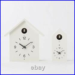 MUJI Cuckoo Clock White for Wall and Table Large Size F/S from JAPAN