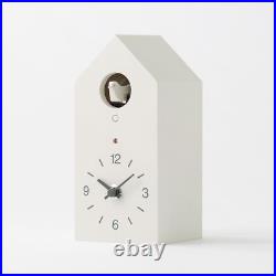 MUJI Handmade Cuckoo Clock Quartz Watch White Color Shipping From Japan New
