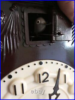 Majak Vintage USSR 1970's wall Cuckoo clock bakelite