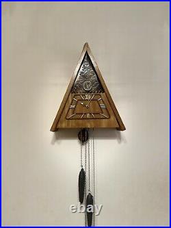 Mayak Majak Vintage Soviet Wooden Cuckoo Clock Perfect Condition