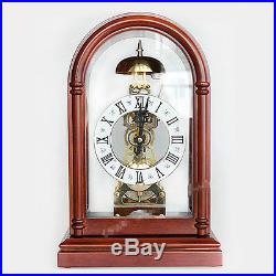 Mechanical clock Creative Antique table clock European retro wood clock