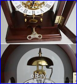 Mechanical clock Creative Antique table clock European retro wood clock