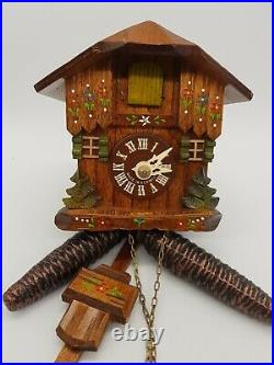 Miniature Black Forest Cuckoo Clock Hubert Hurr