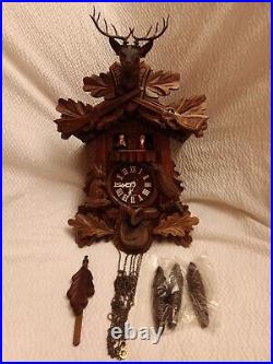 Musical Cuckoo Clock Lotscher- Switzerland, Vintage