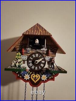 Musical Multi-Colored Quartz Cuckoo Clock Made in Germany