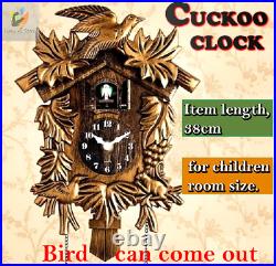 NEW Cuckoo Clock Wooden Alarm Clock wall Watch VIP Home Day Time Bird Decoration