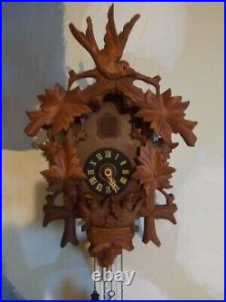 NEW German Black Forest Cuckoo Clock 1-day
