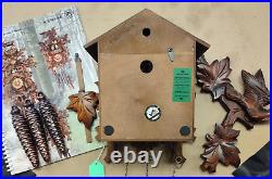 NEW German Hand Carved Schneider 1 Day Cuckoo Clock With Music And Dancers
