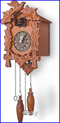 New Kendal Handcrafted Wood Cuckoo Clock, House Room Gift Beauty, Decor