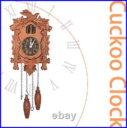New Kendal Handcrafted Wood Cuckoo Clock, House Room Gift Beauty, Decor
