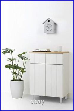 New Lemnos Dachs Cuckoo Gray Clock Fukusada Studio Kyoto Design RF20-03GY