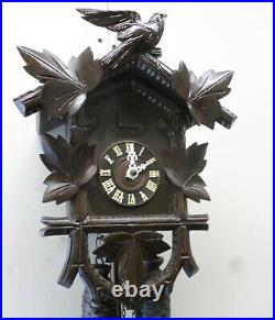 Nice Old Large Unusual German Welby Traditional 8 Day Black Forest Cuckoo Clock