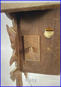 Older Carved Wood Cuckoo Clock