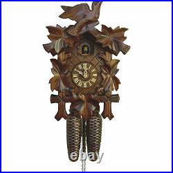 Original German Cuckoo Clock 8-day-movement Carved-Style 34cm by Anton Schneider
