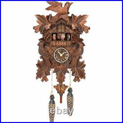 Original German Cuckoo Clock Quartz-movement Carved-Style 35cm by Trenkle Uhren