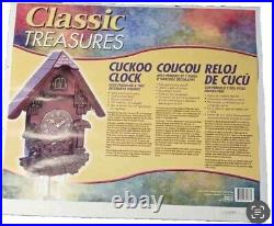 Quartz Classic Treasures Cuckoo Clock Very Rare. Opened For Photos