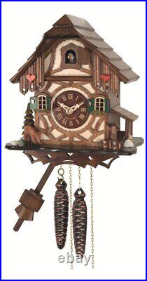 Quartz Cuckoo Clock Black Forest House EN 413 Q