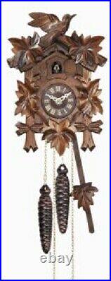 Quartz Movement Bird with Leaves Wooden German Cuckoo Clock with Music Germany