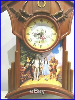 RARE Bradford Exchange WIZARD OF OZ Wood Cuckoo Clock