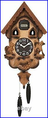 RHYTHM (Rhythm Watch) full-scale bellows-type cuckoo clock cuckoo bread key R