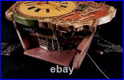 Rombach & Haas Black Forest Romba Atq Replica Clock Broken To Restore Or Parts