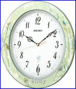 SEIKO CLOCK RX214M 12 Wild Birds Chirping Chime Forest Refreshing Japan DHL NEW