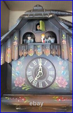 Schneider cuckoo clock made in Germany excellent condition woodcutter