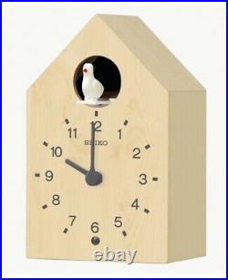 Seiko Wooden Cuckoo Wall Clock QXH070A NEW
