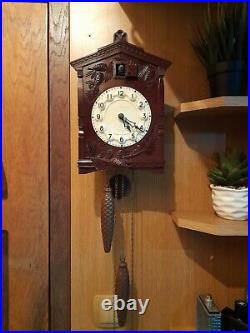 Soviet Cuckoo Clock, USSR, Vintage wall clock