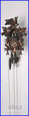 Swiss Reuge Romance Cuckoo Clock 6307 Der Frohliche Wanderer Edelweiss Dancers