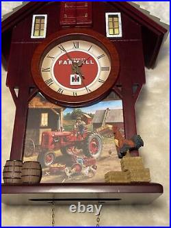 The Bradford Exchange McCormick Farmall Times Cuckoo Clock Limited Edition RARE