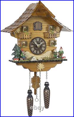 Trenkle Quartz Cuckoo Clock Black Forest House TU 430 Q