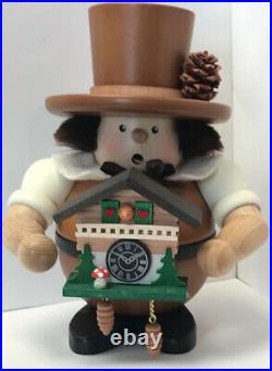 Ulbricht GERMAN SMOKER IMBODEN COLLECTION BLACK FOREST FELLOW with CUCKOO CLOCK