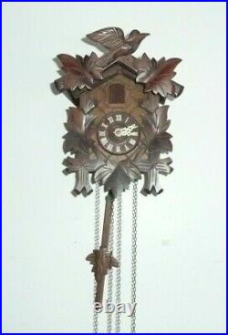 VTG Cuckoo Clock Black Forest Germany Regula A Schneider Sohne 25-B W Germany