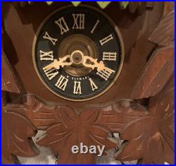 VTG West Germany Cuckoo Clock Regula Albert Schwab Karlsruhe Plays Edelwiess