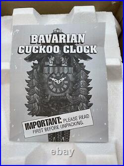 Vintage 90s M. I. Hummel and Danbury Mint Bavarian Cuckoo Clock Black Forest NEW