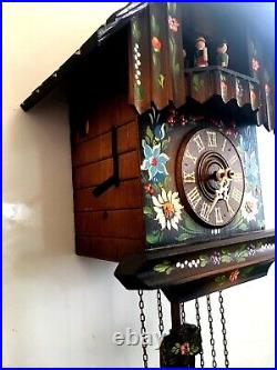 Vintage A. Schneider cuckoo clock Germany