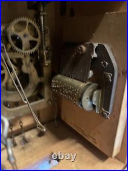 Vintage Antique German Black Forest Cuckoo Hunter Clock Parts or Repair
