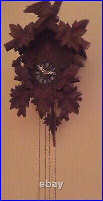 Vintage Black Forest Cuckoo Clock Bird House Made in Germany