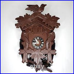 Vintage Black Forest Cuckoo Clock Mfg Bleu Danube Musical B100 150 Black Forest