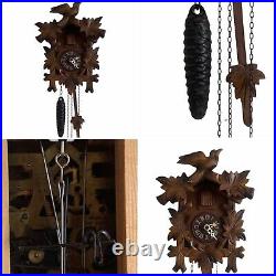 Vintage Black Forest Cuckoo Clock Wooden Wall West Germany Regula Movement 24 Hr