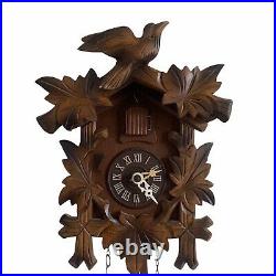 Vintage Black Forest Cuckoo Clock Wooden Wall West Germany Regula Movement 24 Hr