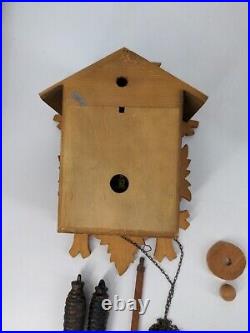 Vintage Black Forest German Austrian Cuckoo Wall Clock AS-IS Repair