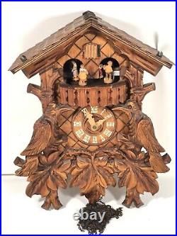 Vintage CCC Triberg Big Ben Cuckoo Clock Parts Repair Untested Made In Germany